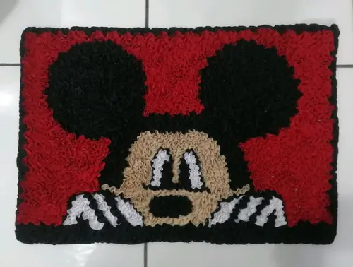 Tapete Frufru Mickey Antiderrapante
