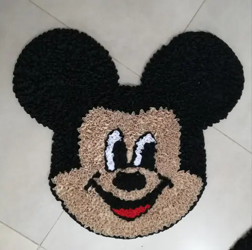 Tapete Frufru Mickey Antiderrapante