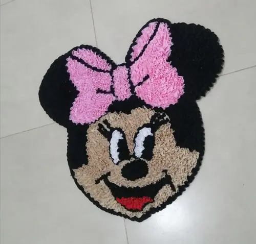 Tapete Frufru Minnie Antiderrapante