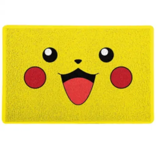 Tapete Frufru Pikachu 70cm x 40cm Antiderrapante