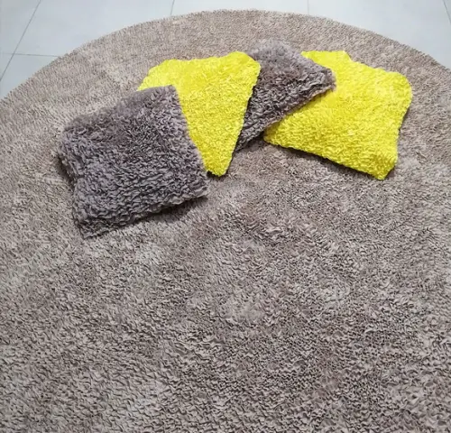 Tapete Frufru Sala 1m80cm / 4 Capas Almofada Antiderrapante