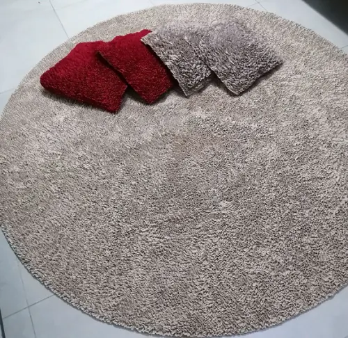 Tapete Frufru Sala 1m80cm / 4 Capas Almofada Antiderrapante