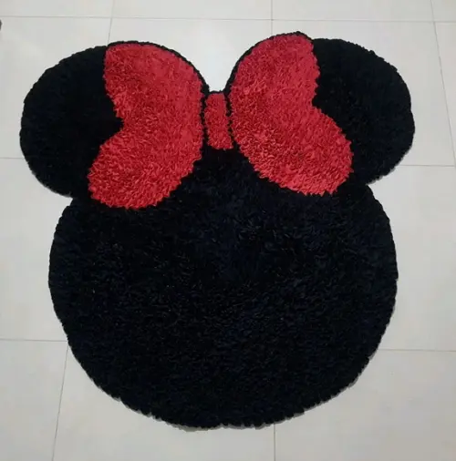 Tapete Minnie Frufru 1m Antiderrapante