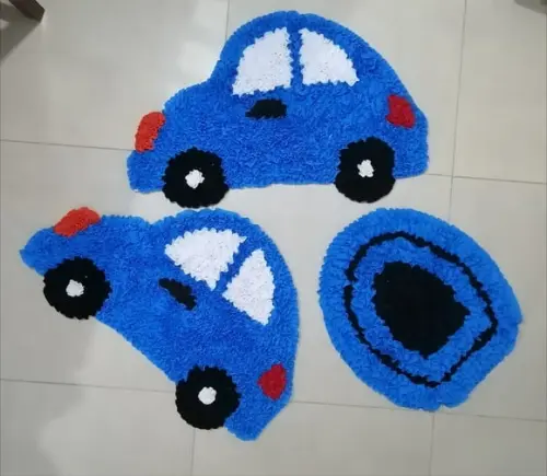 Tapetes Frufru Banheiro de Carrinhos Antiderrapante