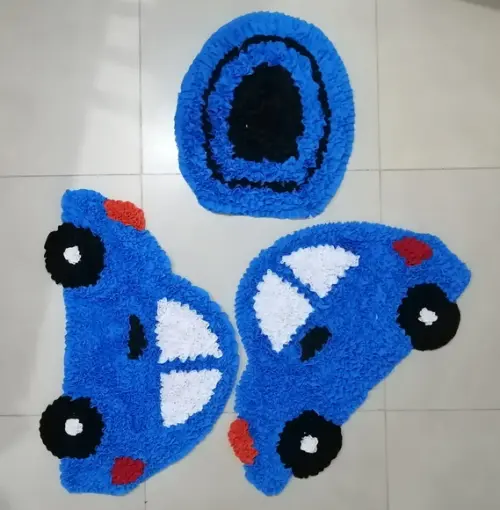 Tapetes Frufru Banheiro de Carrinhos Antiderrapante