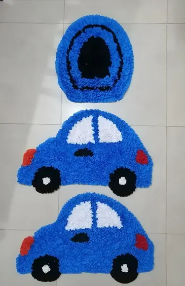 Tapetes Frufru Banheiro de Carrinhos Antiderrapante