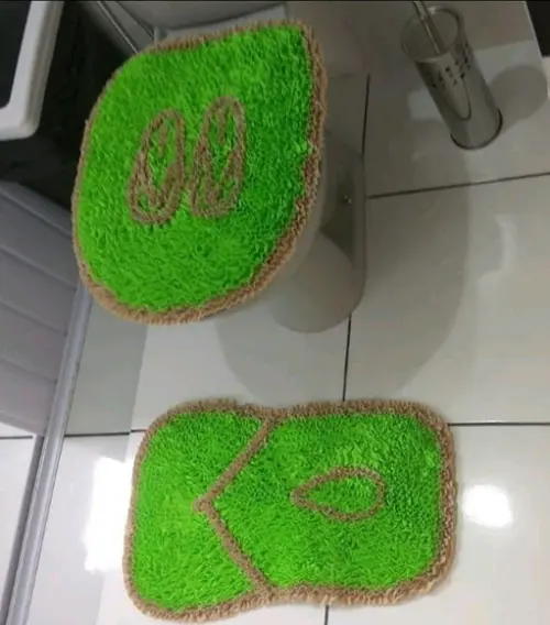 Tapetes Frufru Lavabo Chinelo Antiderrapante