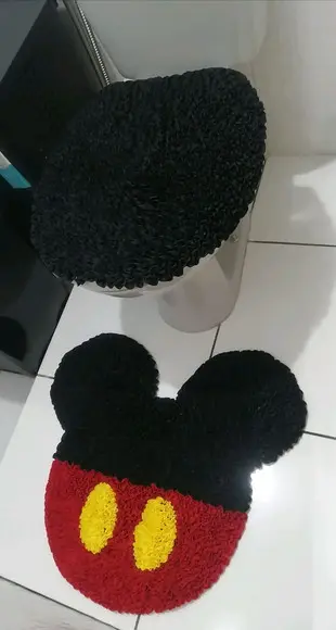 Tapetes Frufru Lavabo Mickey Antiderrapante