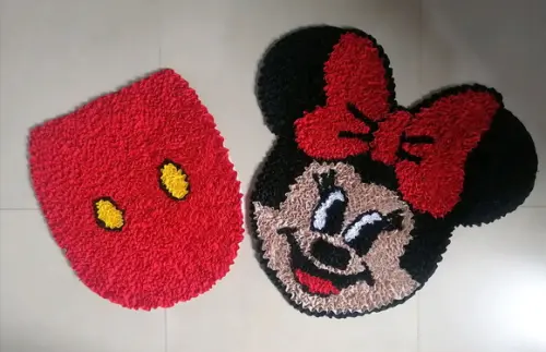 Tapetes Frufru Lavabo Minnie Antiderrapante