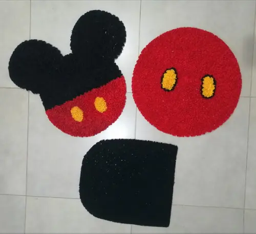 Tapetes Frufru Mickey Antiderrapante