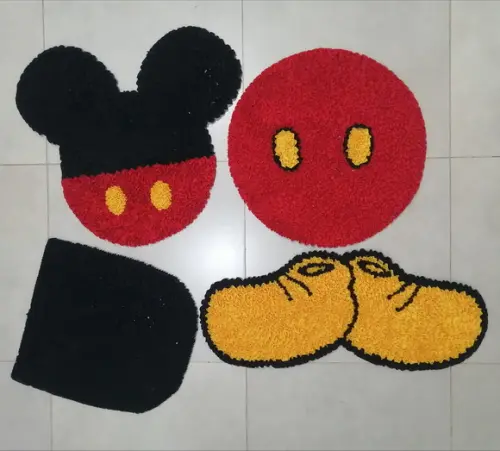 Tapetes Frufru Mickey Antiderrapante