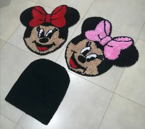 Tapetes Frufru Minnie Antiderrapante
