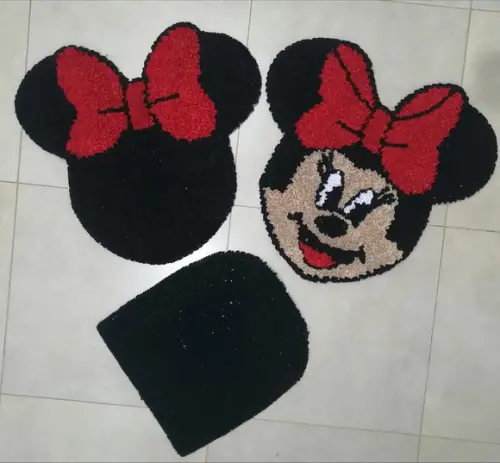 Tapetes Frufru Minnie Antiderrapante