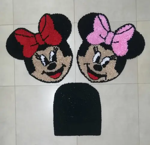 Tapetes Frufru Minnie Antiderrapante