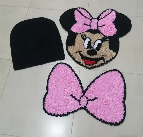 Tapetes Frufru Minnie Antiderrapante