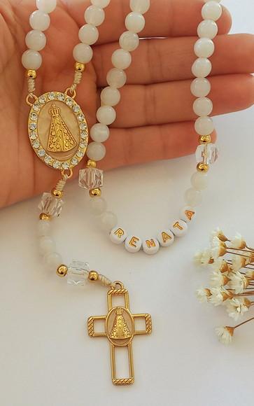 Terço Nossa Senhora Aparecida para Crisma ou Madrinhas