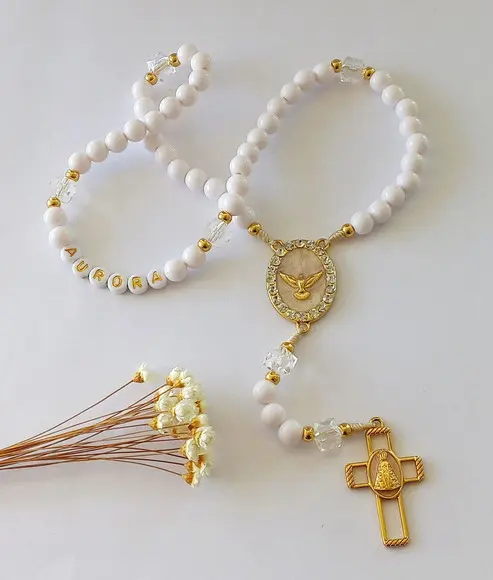 Terço Divino Espírito Santo para Madrinhas ou Crisma