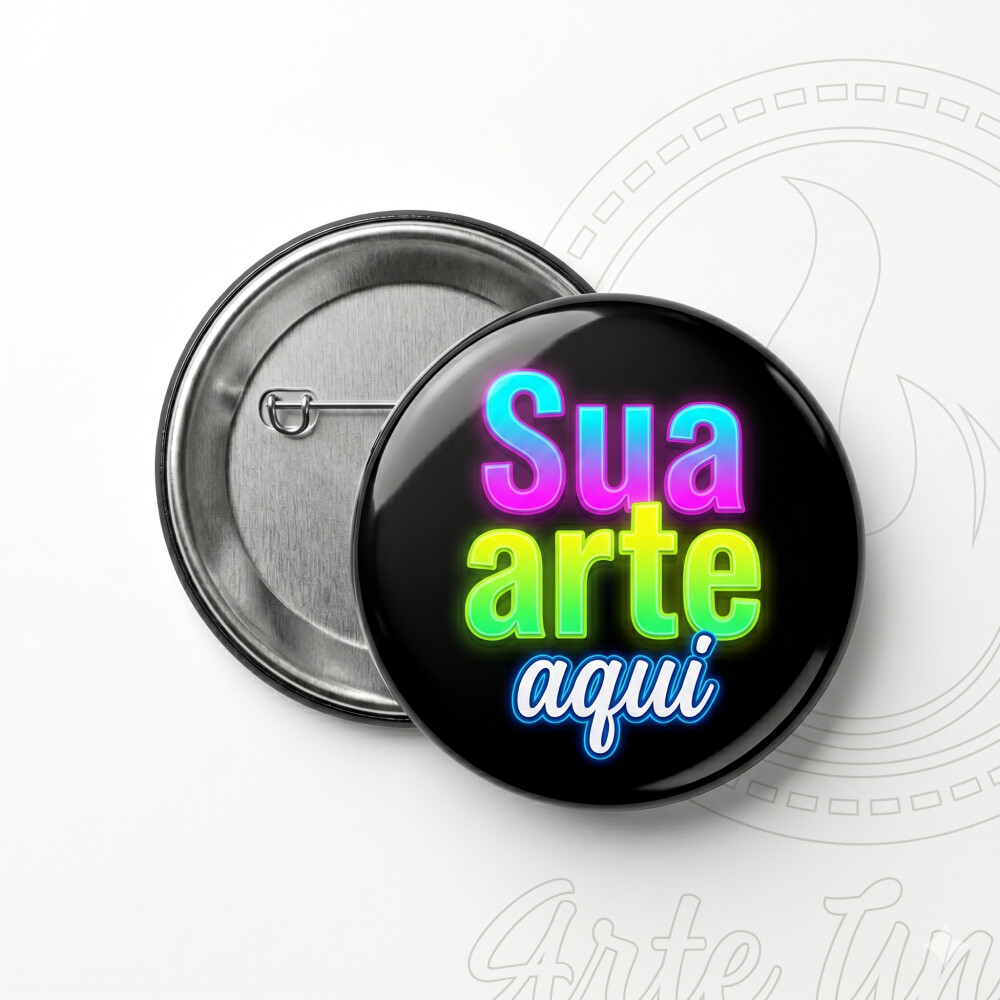 Boton Personalizado 25 ou 38 Mm, com a Arte Que Precisar