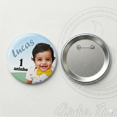 Botton Boton Button Personalizado 65 mm