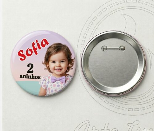 Botton Boton Button Personalizado 55 mm