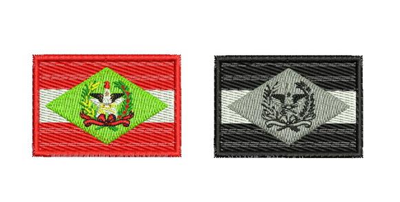 Bandeiras Bordados Santa Catarina Países Estados Velcro