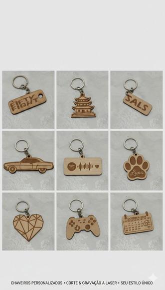 do Logo da Sua Empresa ao Seu Hobby Favorito: Chaveiros em m