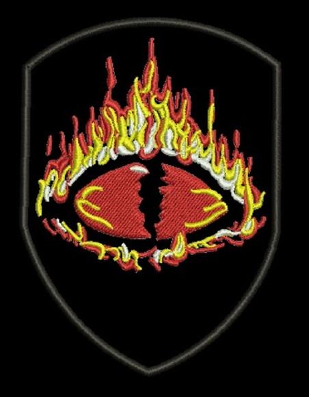 MATRIZ BORDADO SKULL OLHO SAURON