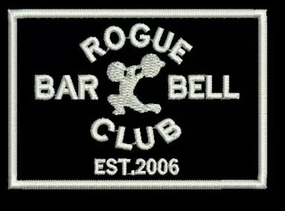 Patch Bordado Crossfit com Fixador Parte Macho 009