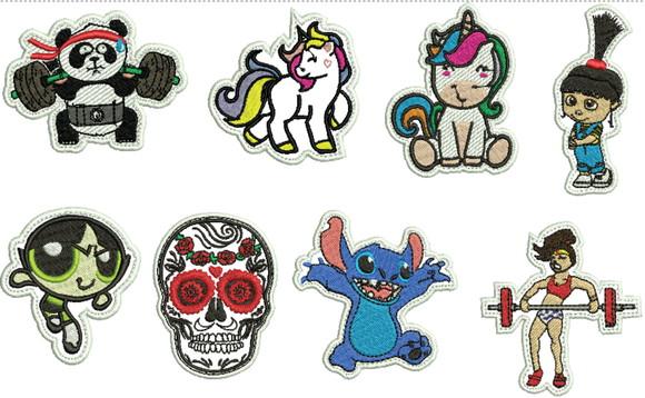 Patch Bordado Crossfit/mexico