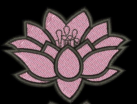 Patch Bordado Flamingo Rosas Termocolante