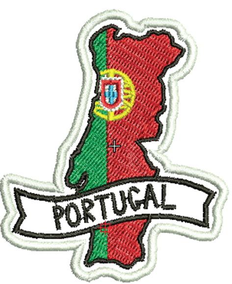 Patch Bordado Portugal