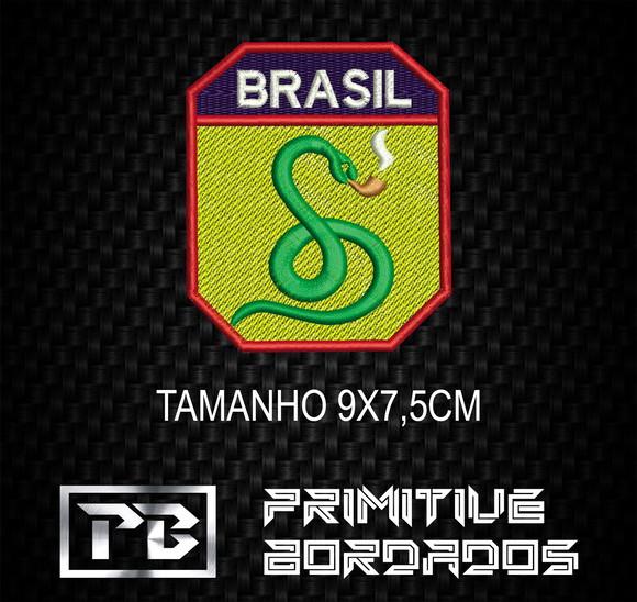 Patch Cobra Vai Fumar Cascavel Fixador Farda /Termocolante