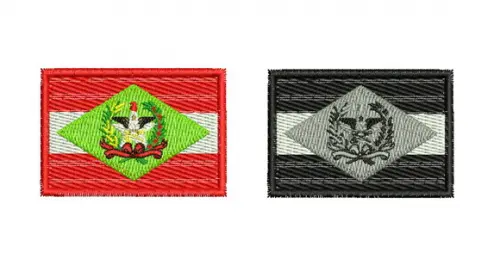 Bandeiras Bordados Santa Catarina Países Estados Velcro
