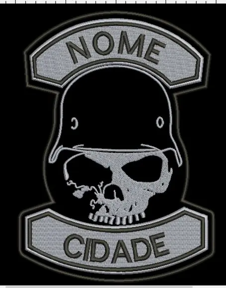Patch Bordado MotoClube Jaquetas Personalizados Diversos