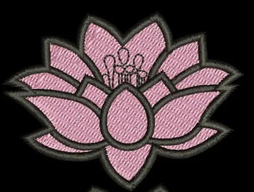 Patch Bordado Flamingo Rosas Termocolante
