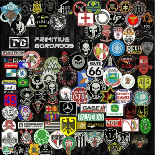 Patch Bordado Personalizado "sua Logo"