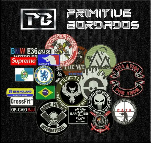 Patch Bordado Personalizados Qlqer Escrita Sua Logo