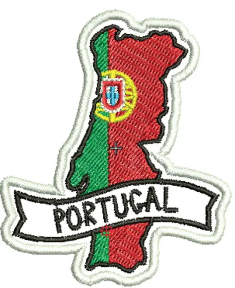 Patch Bordado Portugal