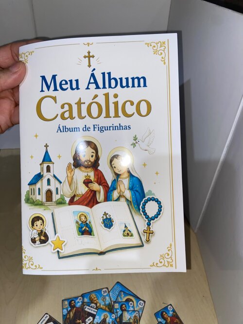 Albúm de figurinhas Catolico-65 figurinhas inclusas