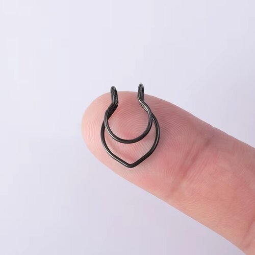 01 Piercing Fake Nariz Septo Nasal Falso, Modelo 01