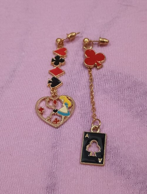 Brincos Temáticos Alice no País das Maravilhas - Modelo 13 Alic