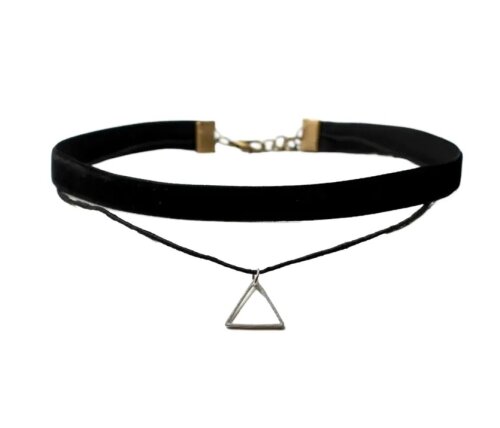 Choker Cordão Gargantilha Colar Bijoux Preto modelo 2.10