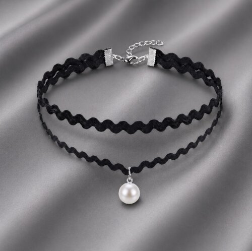 Gargantilha Choker Sianinha Modelo 2.4, Delicada E Ajustável