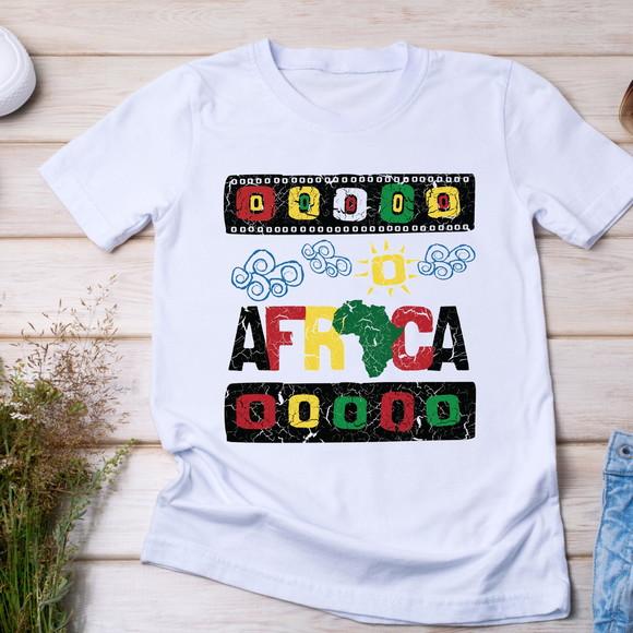 Camiseta África - Estampa Étnica e Cultural