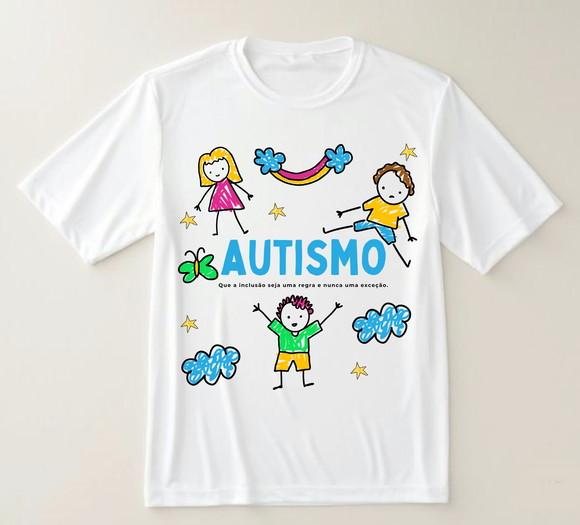 Camiseta Autismo Inclusão Não É Exceção