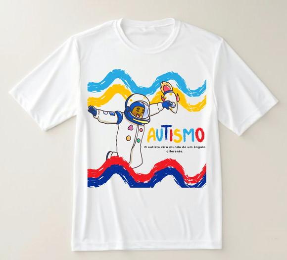Camiseta Autismo Um Olhar Diferente para o Mundo!