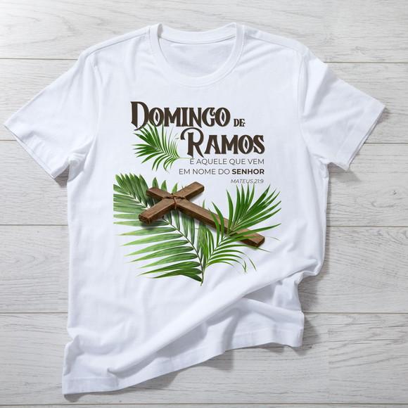 Camiseta Domingo de Ramos - Fé e Reflexão Cristã