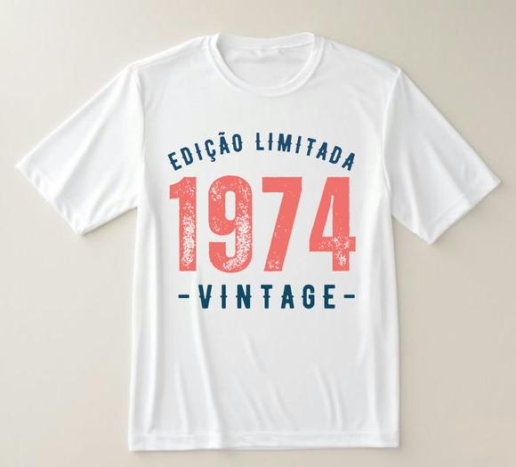 Camiseta Edição Limitada 1974 Vintage