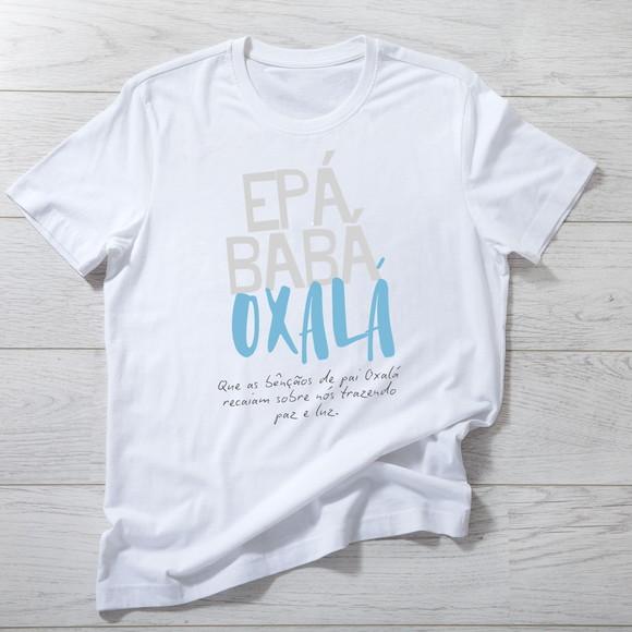 Camiseta Épà Bàbá Oxalá - Paz e Luz na Sua Jornada