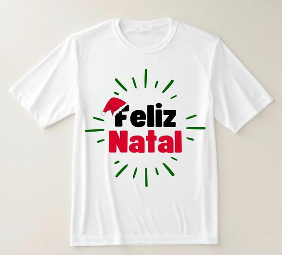 Camiseta Feliz Natal Unissex